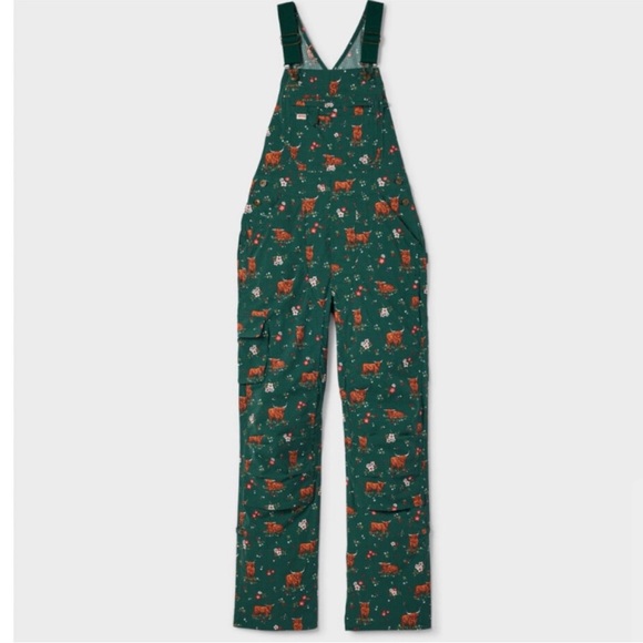 Duluth Trading Co Pants - ISO: Highland Cow Overalls L, XL